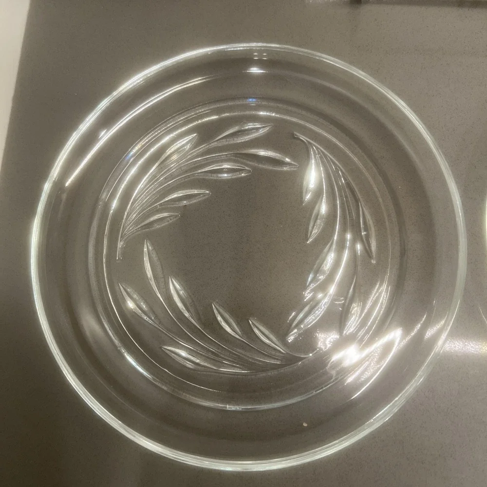 6-Vintage Indiana Glass Willow (8